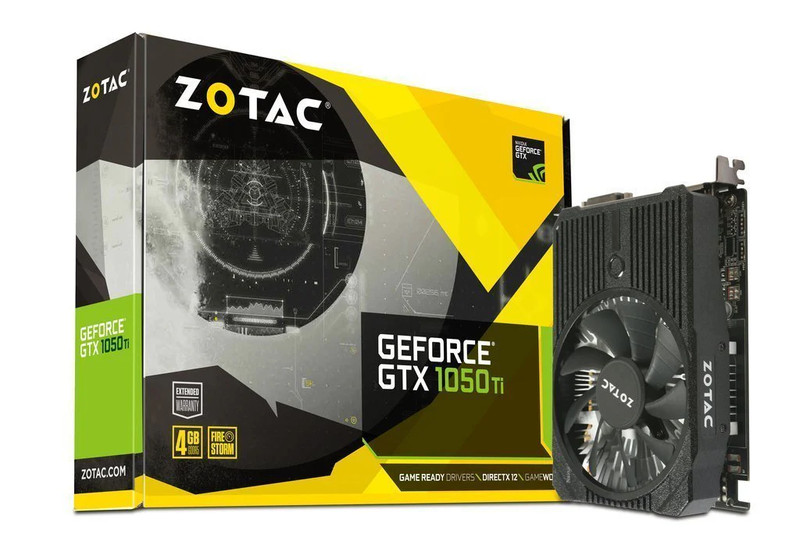 Zotac Gaming GeForce GTX 1050 Ti Mini 4GB GDDR5 PCI-E Gen 3x4 - Graphics Card - كرت الشاشة